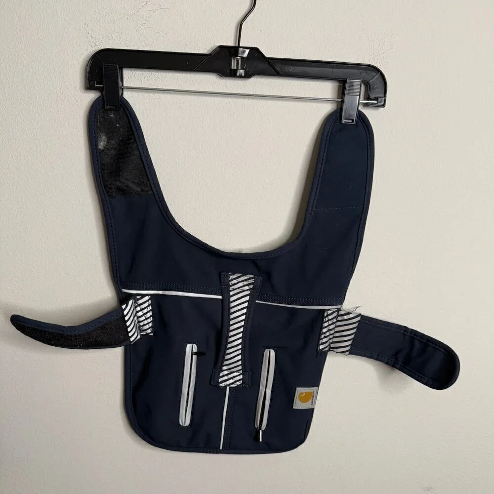 Carhartt Dog‎ Vest Navy Blue Reflective Safety Work Pet Coat